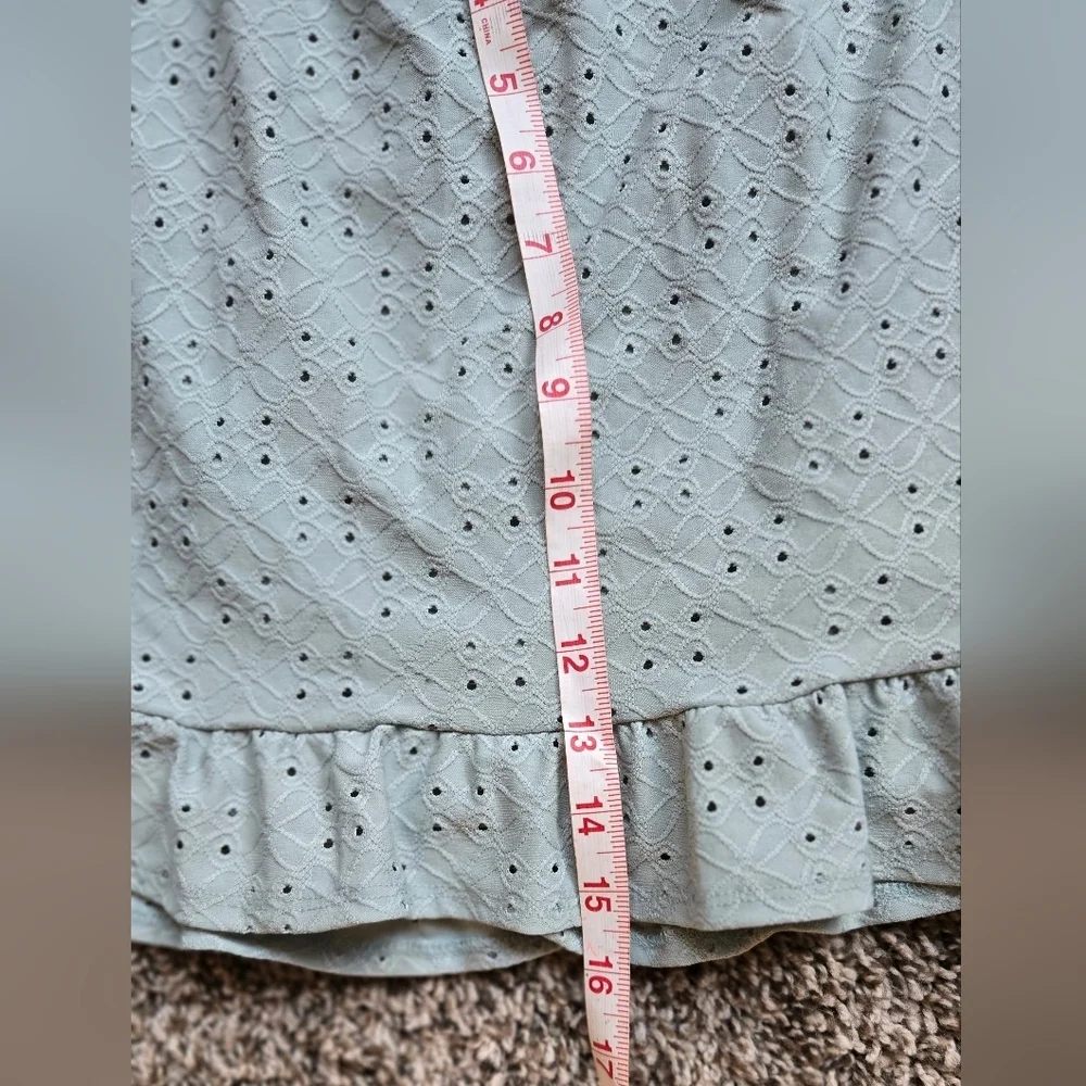 *3/$20 Girls Ruffle Skirt Mint Green 14-16 (XL) - Picture 4 of 5